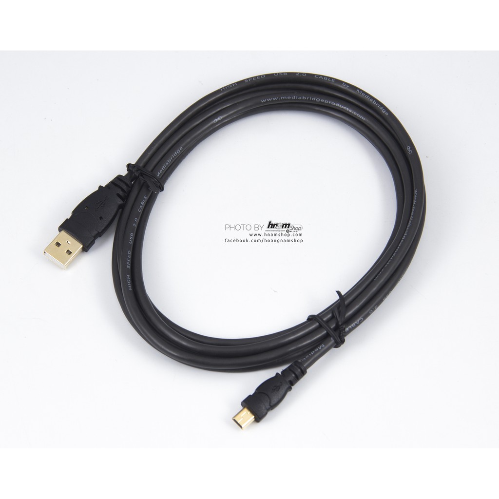 Dây cable USB to Mini USB của Mediabridge | Shopee Việt Nam