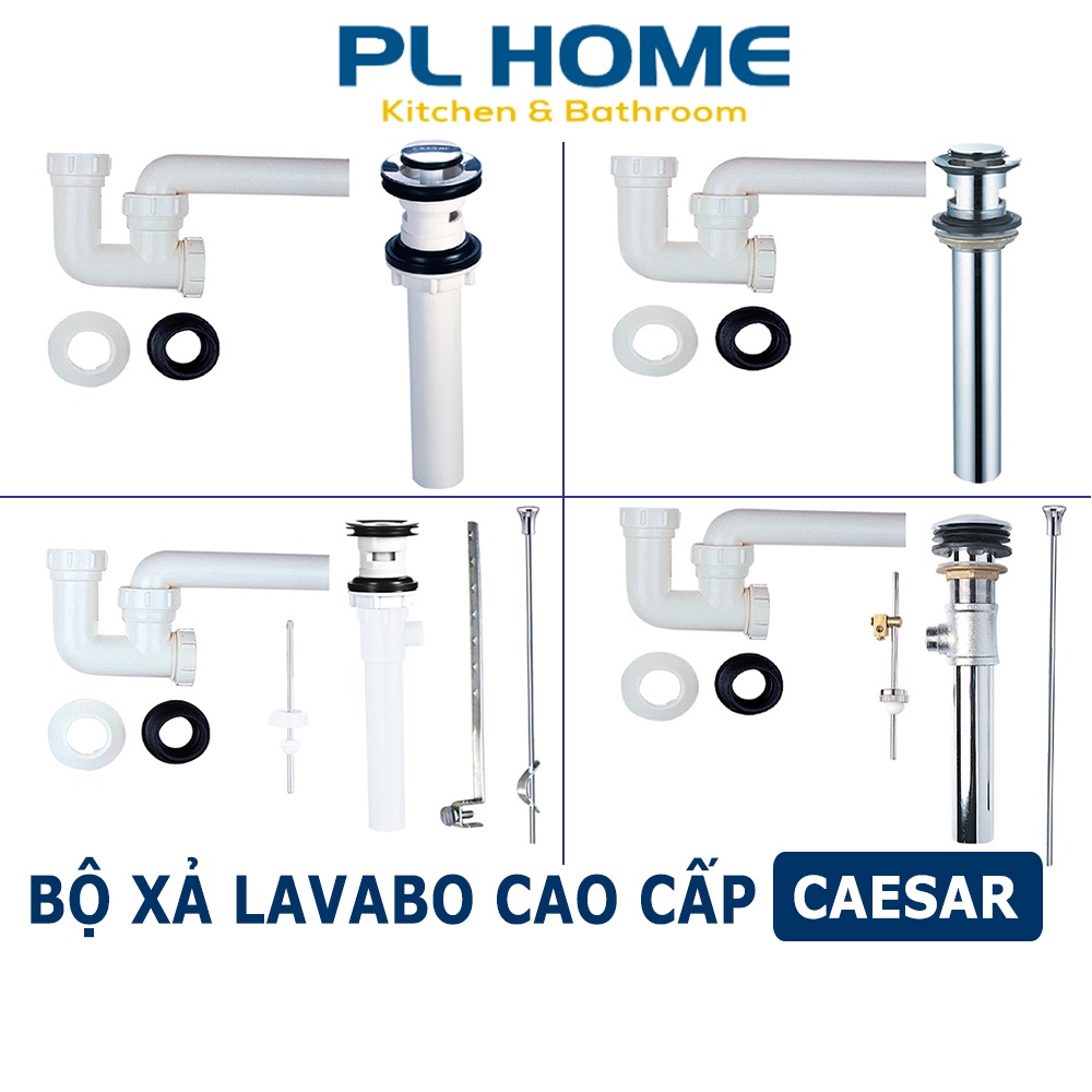 Bộ xả nhấn, xả ty lavabo cao cấp Caesar | Shopee Việt Nam