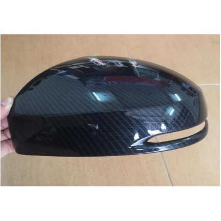 Ốp gương chiếu hậu xe Honda City 2015 - 2025 Vân Cacbon hàng cao cấp, sáng bóng