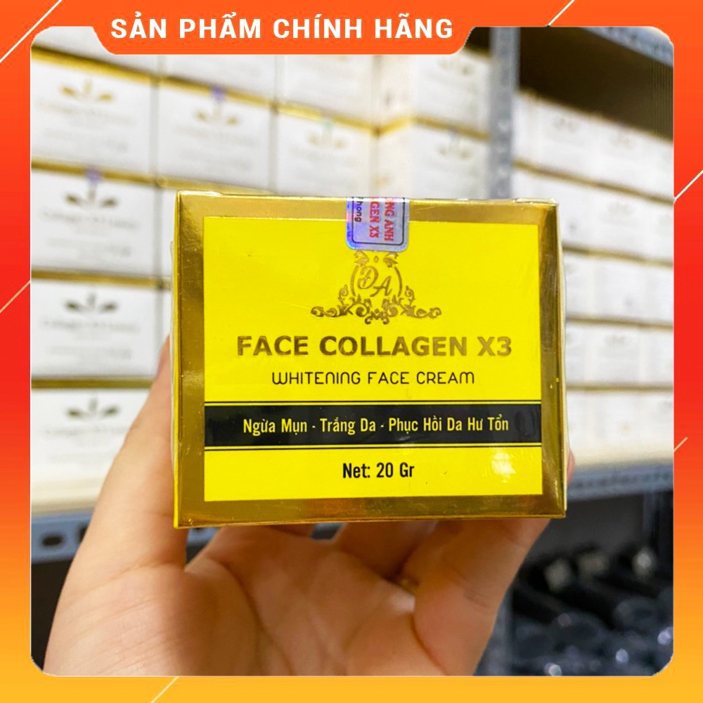 Thành phần chính của kem Face Collagen X3 là gì?
