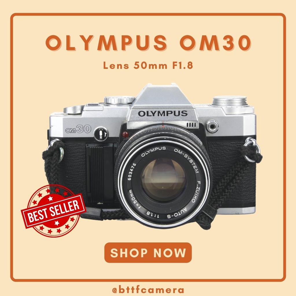 Máy ảnh film Olympus OM30 kèm lens 50mm f1.8 | Shopee Việt Nam