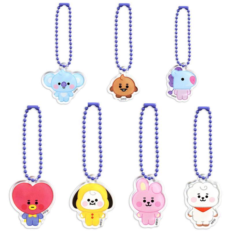 Móc Khóa Hoạt Hình BTS BT21 CHIMMY COOKY KOYA MANG RJ SHOOKY TATA ...