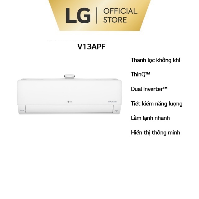 Product image Máy Lạnh LG Wifi Inverter 1.5 HP V13APF - Model 2018 - Miễn Phí Lắp Đặt