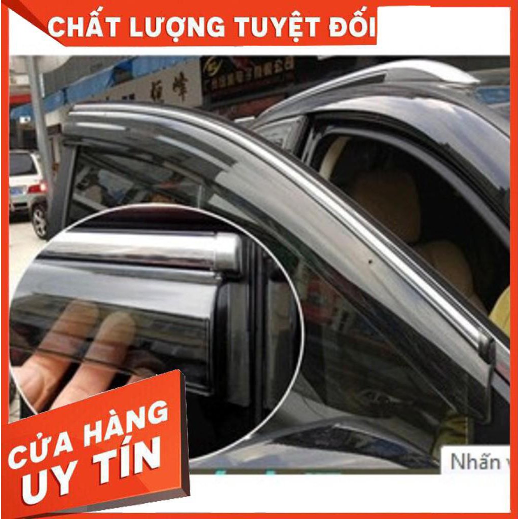 Vè che mưa xe Honda City 2015- 2022, 2023,2024 Chỉ mạ crom cao cấp- 1 bộ 4 cánh