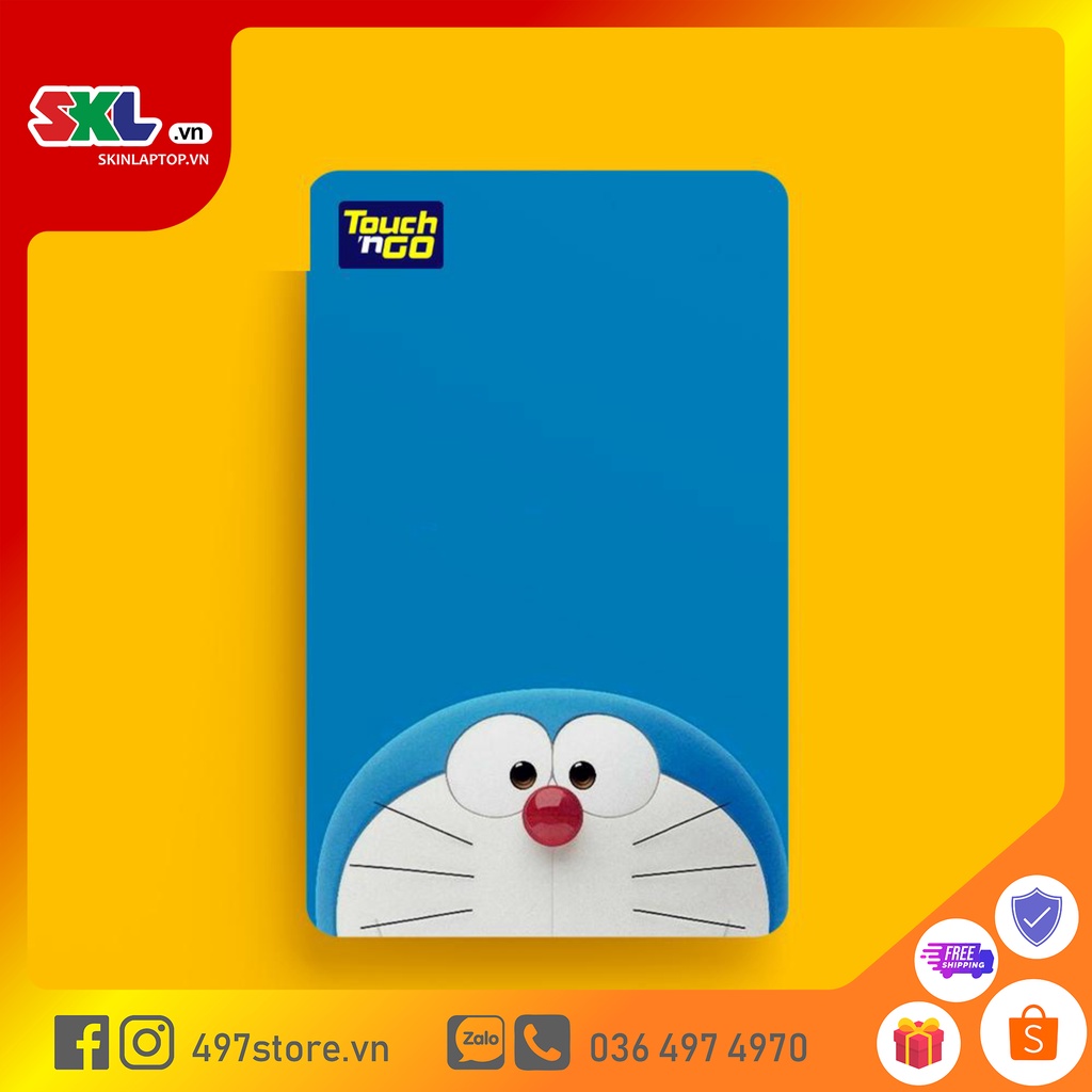 Skin Card Doraemon - Miếng Dán ATM, Thẻ Xe, Thẻ Từ, Thẻ Chung Cư - Chất ...