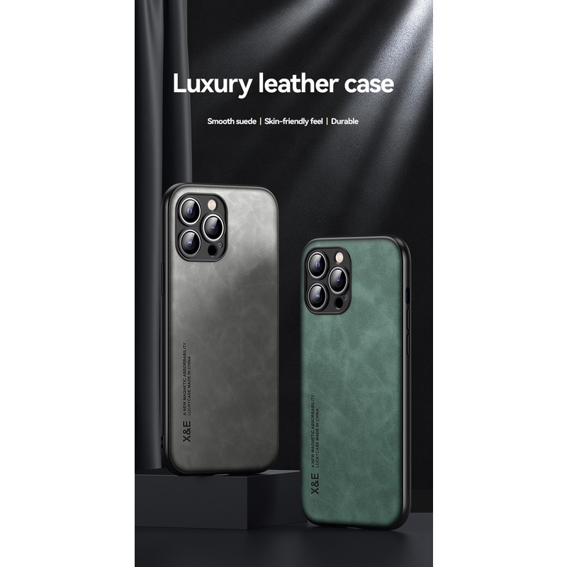 Dành Cho iPhone 13 12 Mini 11 Pro Max SE 2022 2020 Mới Sang Trọng Mềm TPU Bao Da Chống Sốc