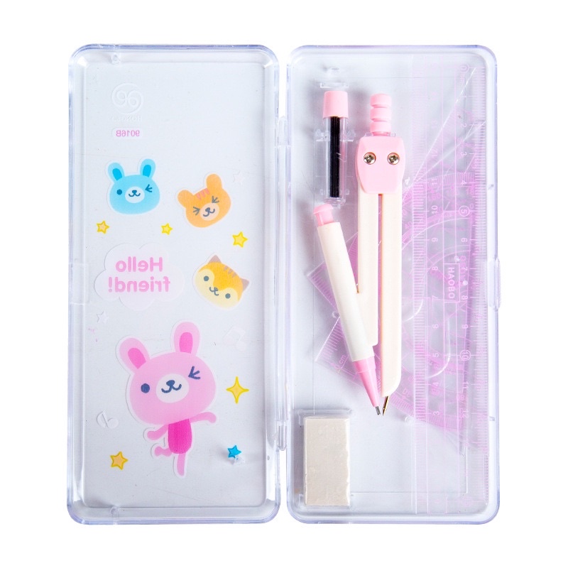 Bộ compa thước kẻ Hello | Shopee Việt Nam