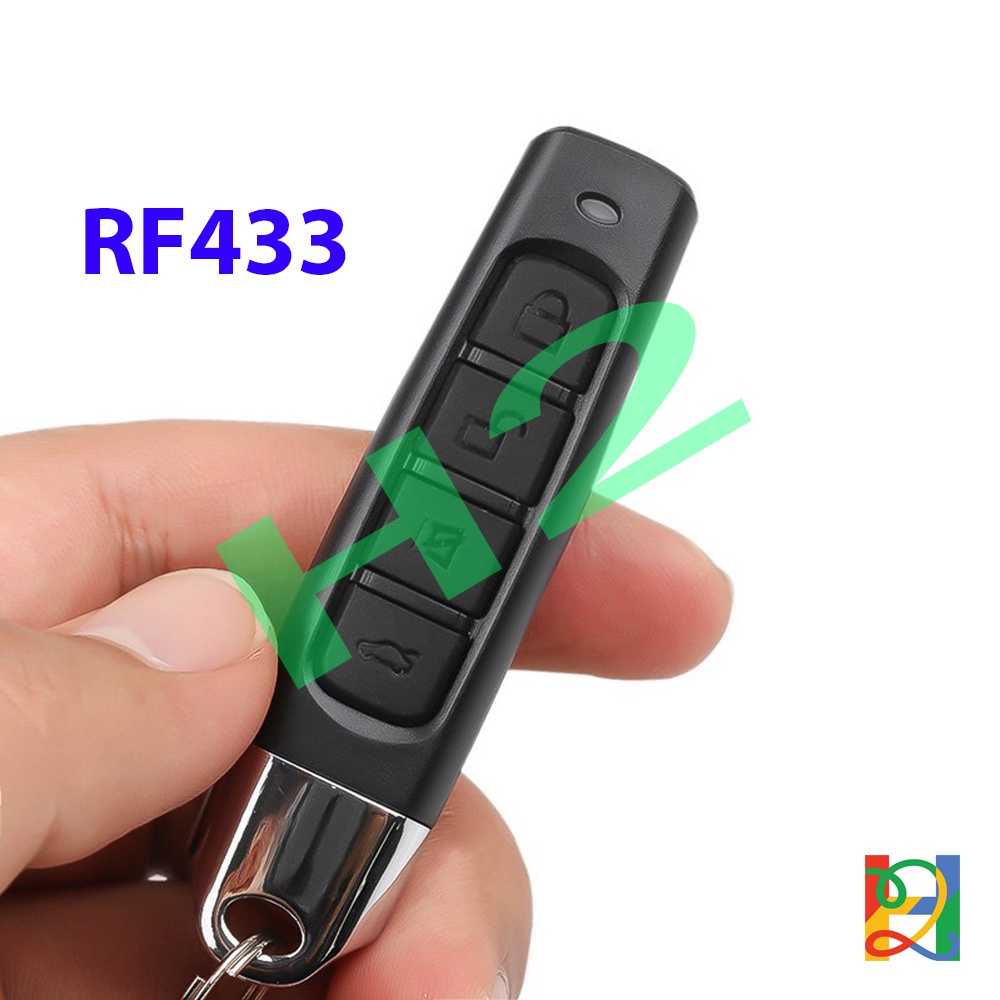 Remote RF học lệnh điều khiển sao chép 4 nút 433Mhz | Shopee Việt Nam