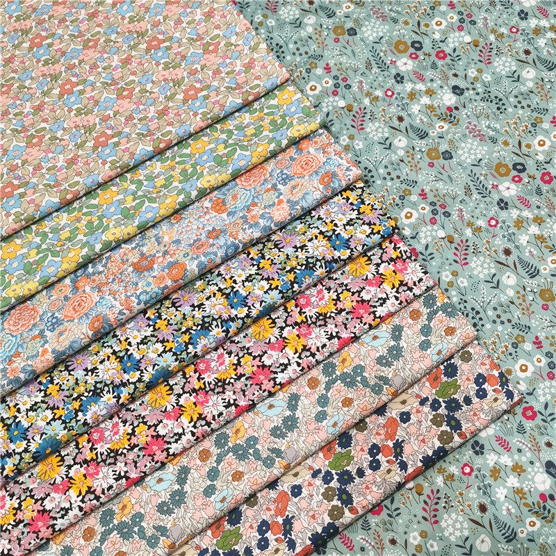 Túi may DIY từ vải cotton dệt twill cổ điển có họa tiết, kích thước 50x160cm TJ1980