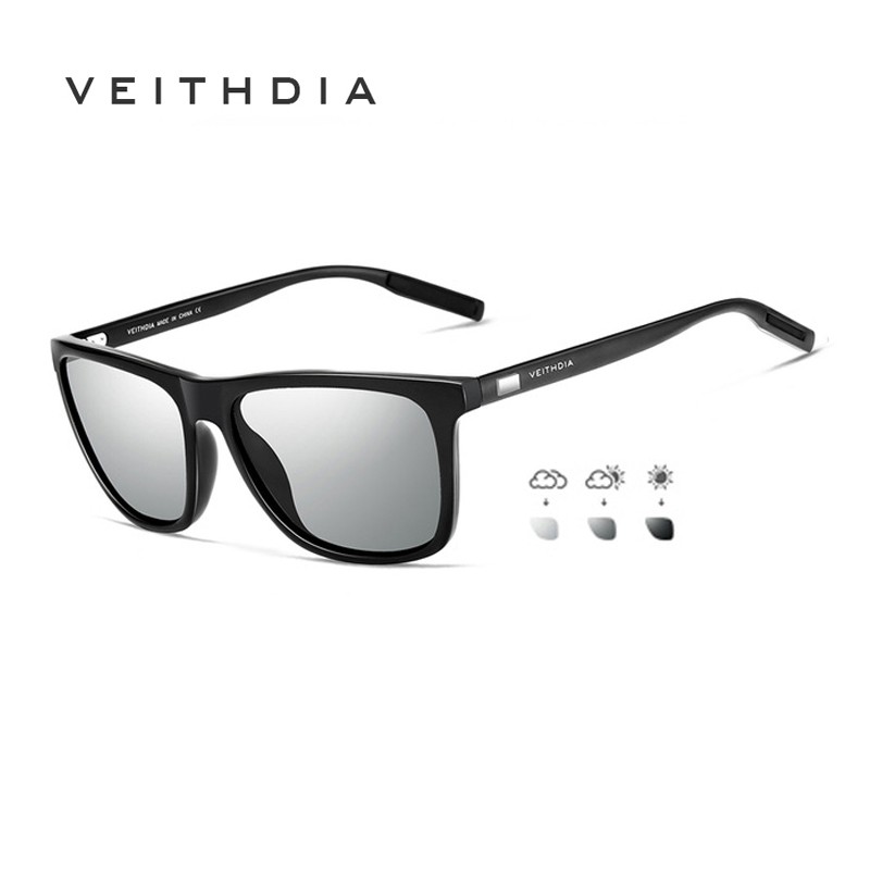 Ảnh Kính Râm VEITHDIA 6108 Gọng Nhôm + TR90 Phong Cách Vintage Cho Nam/Nữ 1