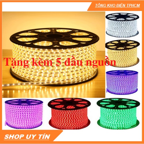 Cuộn led dây đôi 2835 - 100m (2 hàng led đôi) CHƯA KÈM ĐẦU NGUỒN ...