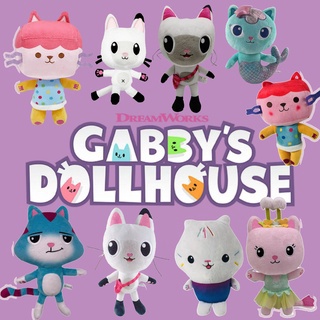 Đồ chơi nhồi bông hình mèo nàng tiên cá Gabby's Dollhouse dễ thương cho trẻ em