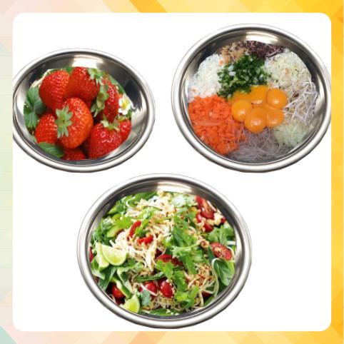 Thau inox 304,thau siêu dày dặn Cao Cấp , an toan cho sức khỏe