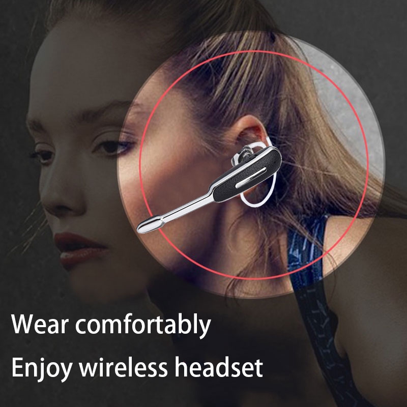Tai nghe bluetooth không dây có thể sạc tiện dụng kèm theo phụ kiện