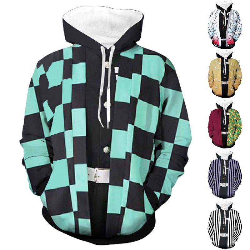 Áo hoodie Kimetsu no Yaiba chất liệu mềm mại, thoải mái
