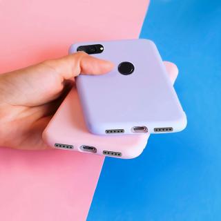 Ốp điện thoại silicon dẻo mềm mỏng màu kẹo cho Xiaomi Mi 8 Mi8/ Mi 8 Lite