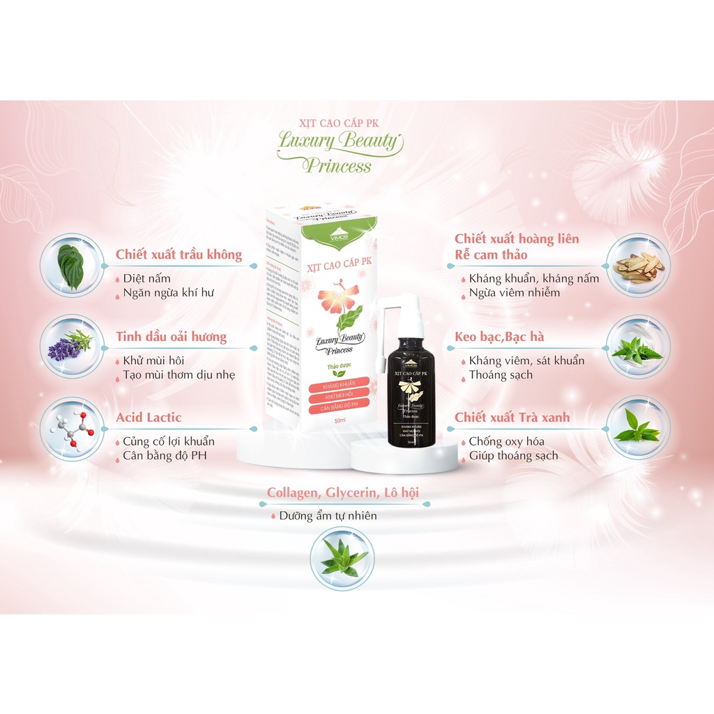 XỊT Phụ Khoa cao cấp LUXURY BEAUTY PRINCESS