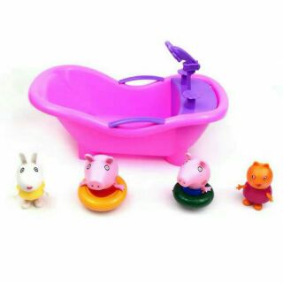 Đồ chơi peppa pigs - Bồn tắm gia đình peppa pigs