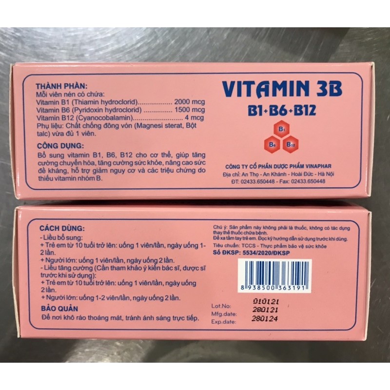 Vitamin 3B Softgel Vinaphar hỗ trợ cho đối tượng nào?
