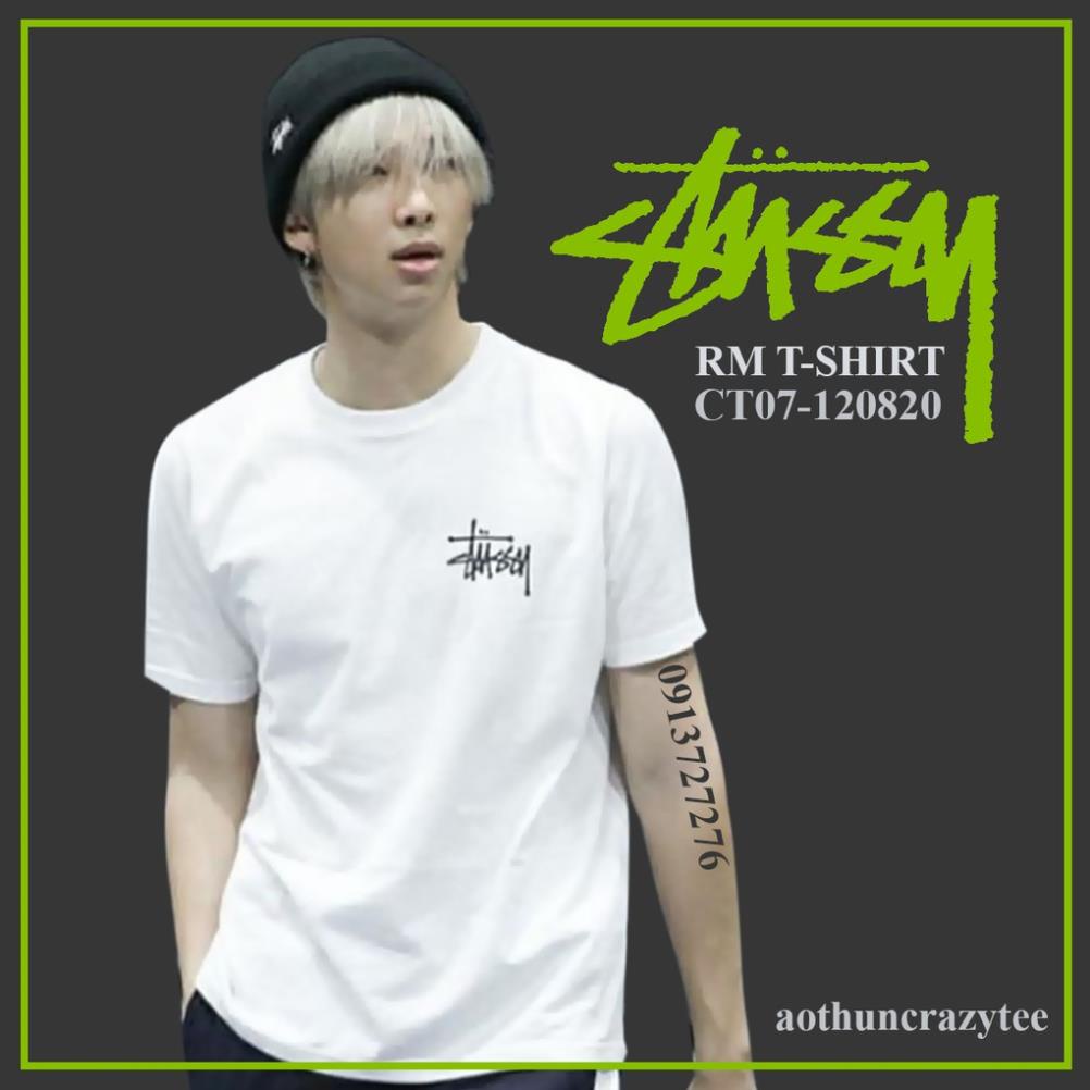 Ao Thun Stussy RM Rapmonster BTS Big Size MAT02 160619