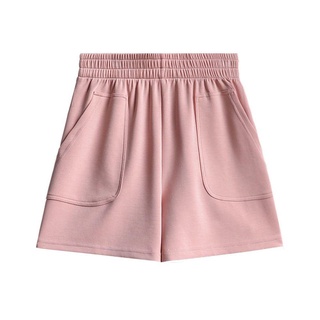 GUADALUPE1 Quần Short Thể Thao Dáng Rộng Màu Trơn Nữ Mùa Hè Nhà Nữ Breeches