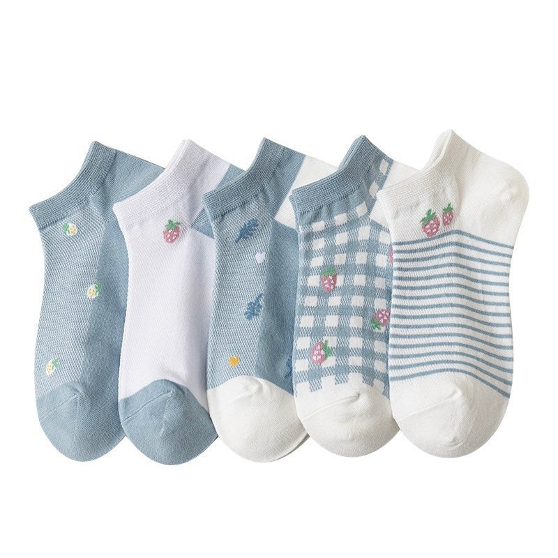 1 ĐÔI TẤT DÂU XANH THÔNG HƠI CUTE