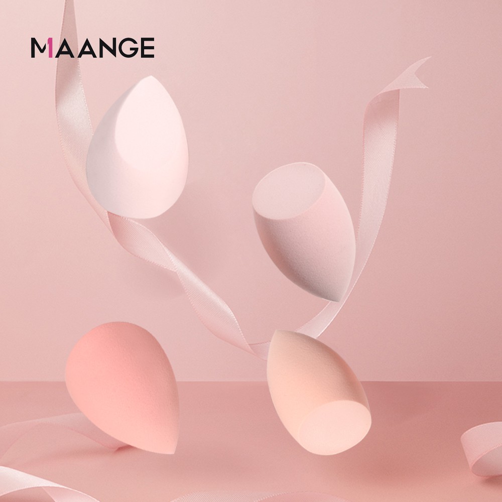 Ảnh Bộ 4 mút trang điểm MAANGE sử dụng ướt và khô mềm mại với hộp đựng 9452 1