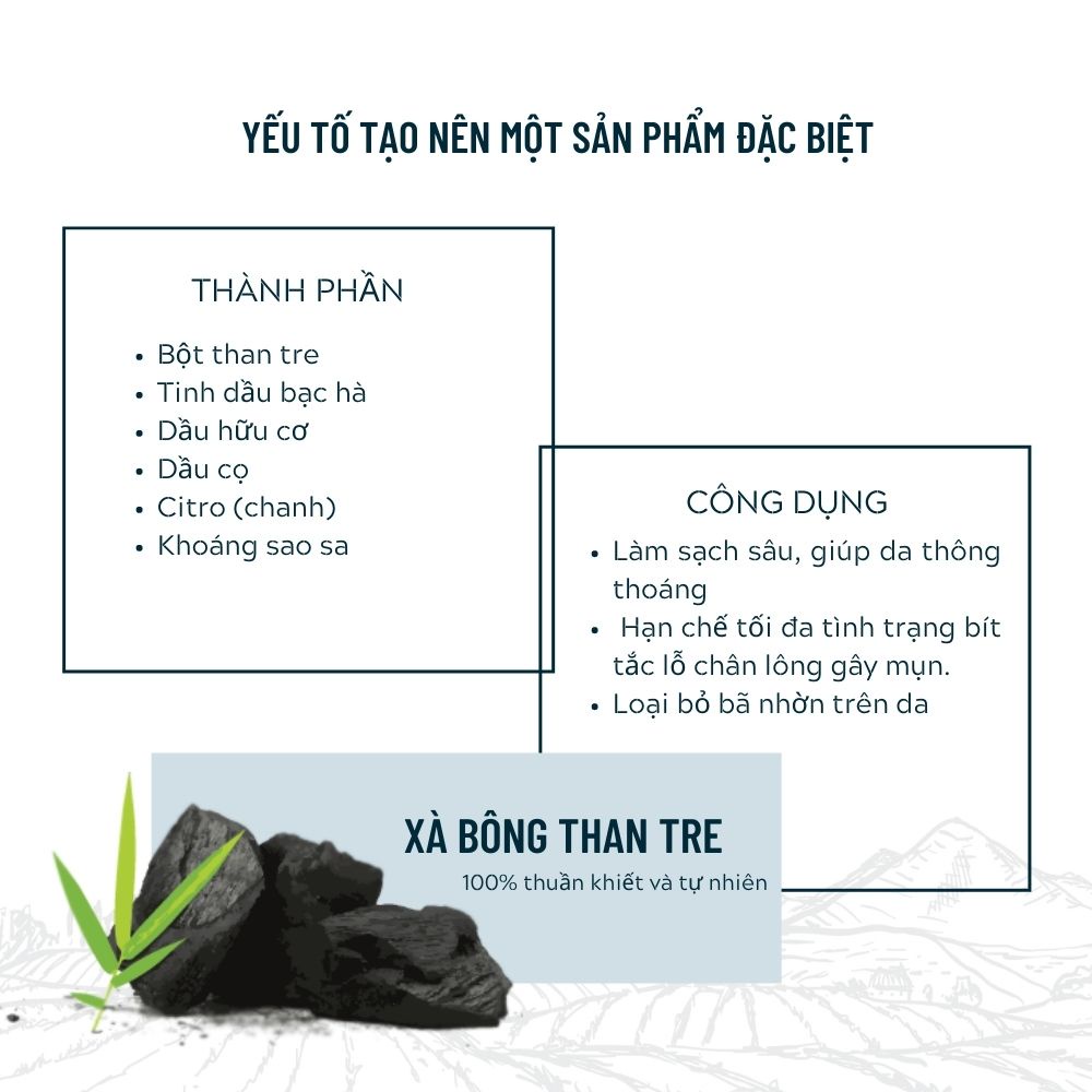 Ảnh Xà Bông Sinh Dược Cho Da Dầu & Mụn Ẩn Than Tre DEGO PHARMA 100G Làm Sạch Sâu, Sáng Da, Mờ Thâm 3