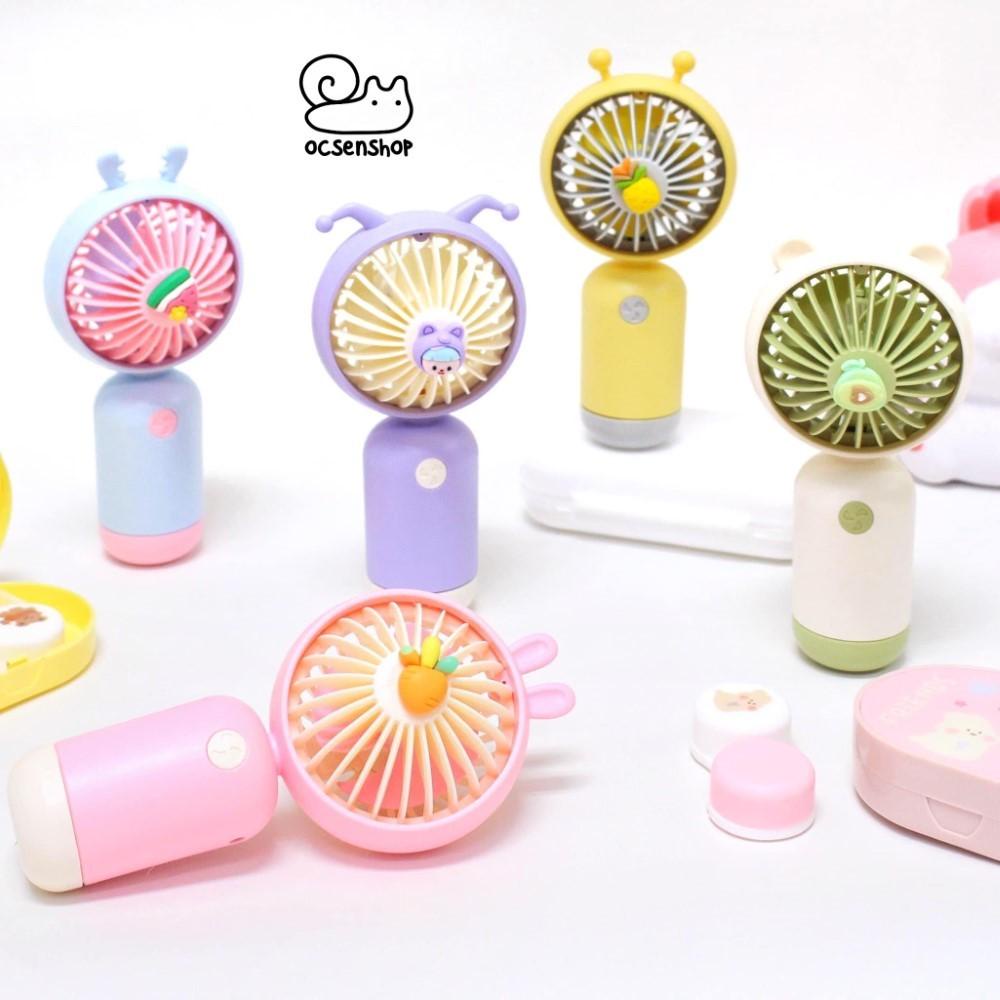 Quạt USB tai động vật kèm sticker