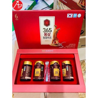 Cao Hồng Sâm Đông Trùng Hạ Thảo 365 Hàn Quốc Hộp 4 lọ x 240g, Bồi bổ sức khỏe, chống mệt mỏi, tăng cường hệ miễn dịch