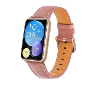 Dây Đeo Da Thời Trang Thanh Lịch Cho Đồng Hồ Thông Minh Huawei Watch Fit 2 new / FIT2