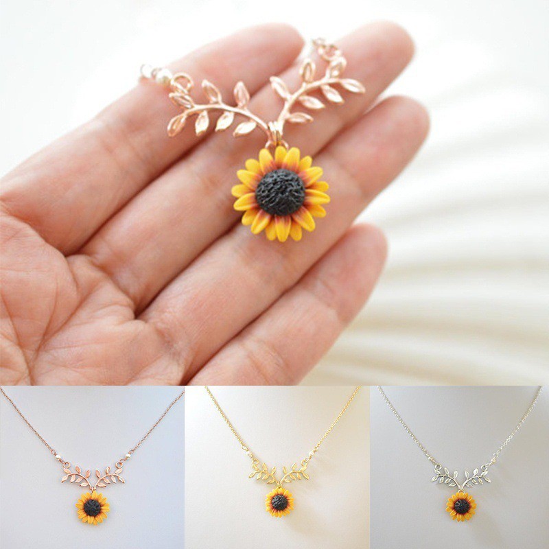 Dây Chuyền Vòng Cổ Hoa Hướng Dương | Shopee Việt Nam
