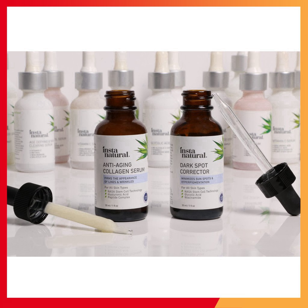 chính hãng [MỚI] Serum chống lão hóa Instanatural AntiAging Collagen