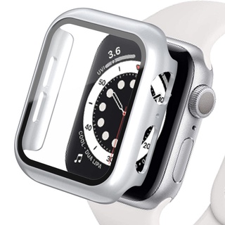 Ốp Mặt Đồng Hồ Kèm Kính Cường Lực 41mm 45mm Dùng Cho apple watch series 9 8 7 Bảo Vệ