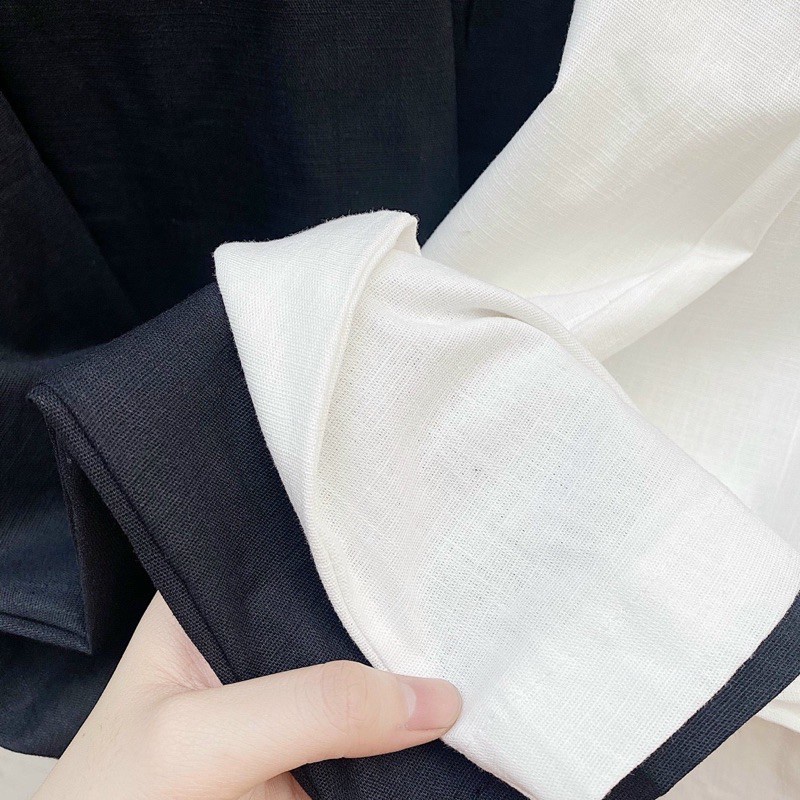Đầm Hai Dây THYTHY DRESS form suông rộng basic chất vải linen ĐẦM MAXI