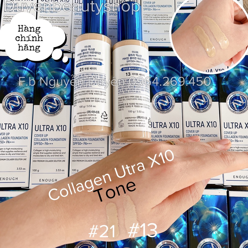 Kem nền Collagen Ultra X10 có chứa collagen không? Lợi ích của collagen trong kem nền là gì?
