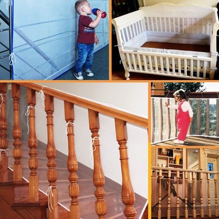 Set tấm lưới dày chắn cầu thang bảo vệ an toàn cho bé