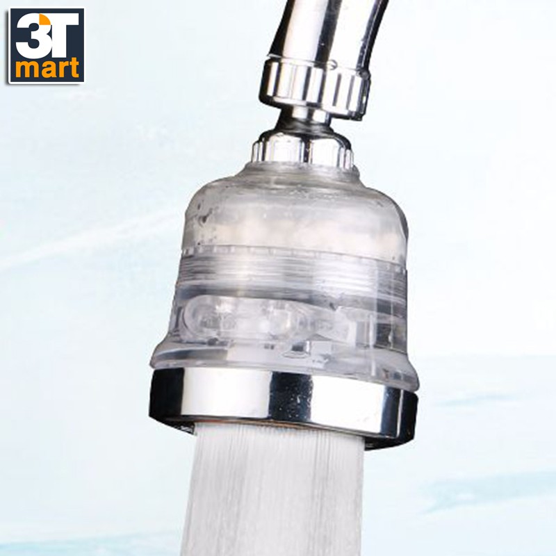 Ảnh Đầu vòi rửa bát chén tăng áp LỌC KHỬ CLO DƯ điều hướng xoay 360 độ 3 chế độ nước C'MON DV-07 3