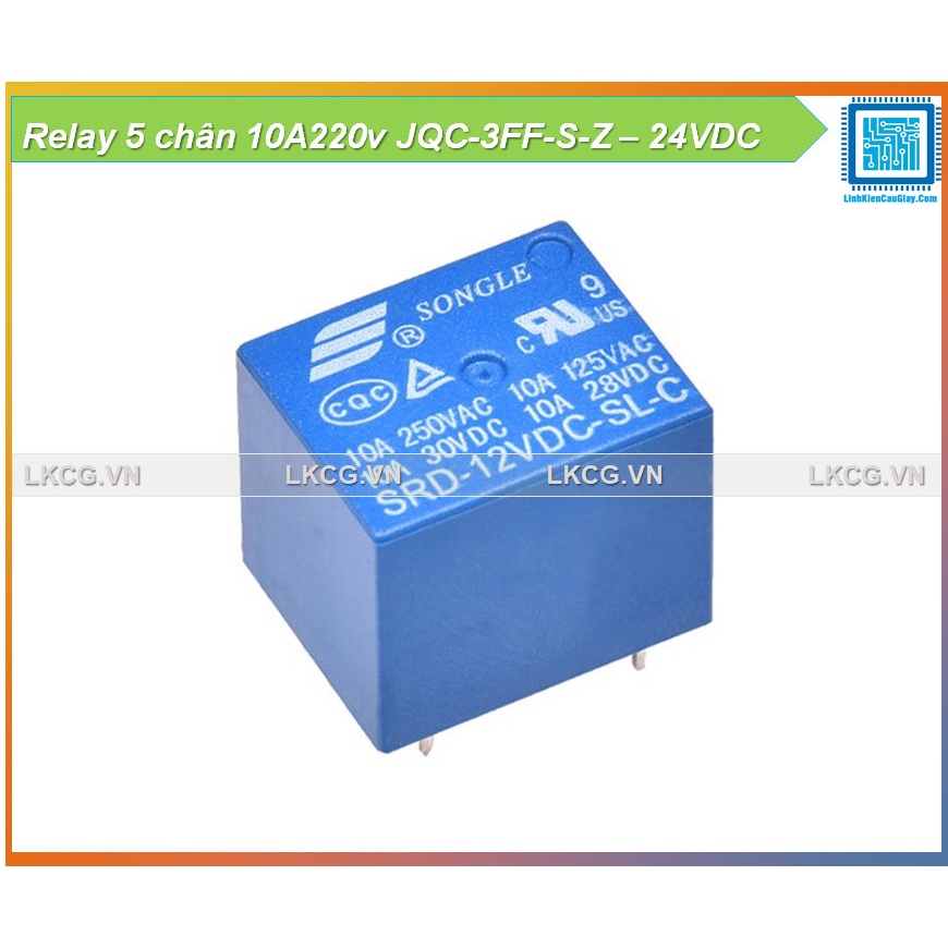 Relay 5/12v 10A220v JQC3FFSZ Shopee Việt Nam