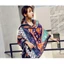 Khăn choàng boho đi biển phong cách vintage