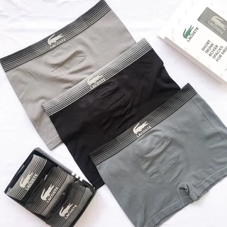 Quần Lót Nam [COMBO 3] 💥-MsLC💥Quần Sịp Đùi Boxer Dệt Kim VNXK Sợi Bambo Kháng Khuẩn Vải Sợi Tre