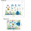CORALTIDE Decal Dán Tường Tranh Nghệ Thuật Rong Biển Phòng Văn Phòng Phòng Khách Hippocampus