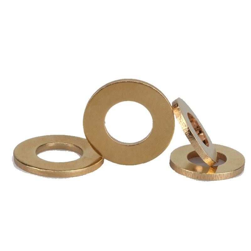 Đồng thau Đồng phẳng Máy giặt trơn Miếng đệm đệm M2 M2.5 M3 M4 M5 M6 M8-M16