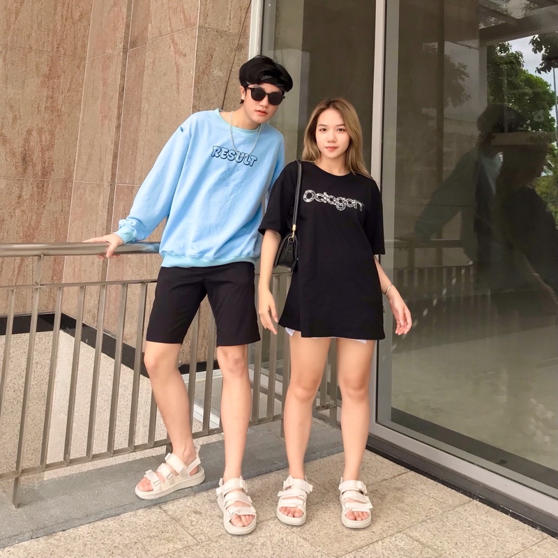 Ảnh Dép Sandal Nam Nữ Genki Màu Kem Quai Chéo Thể Thao Chính Hãng Cao Cấp Streetstyle YK279 3