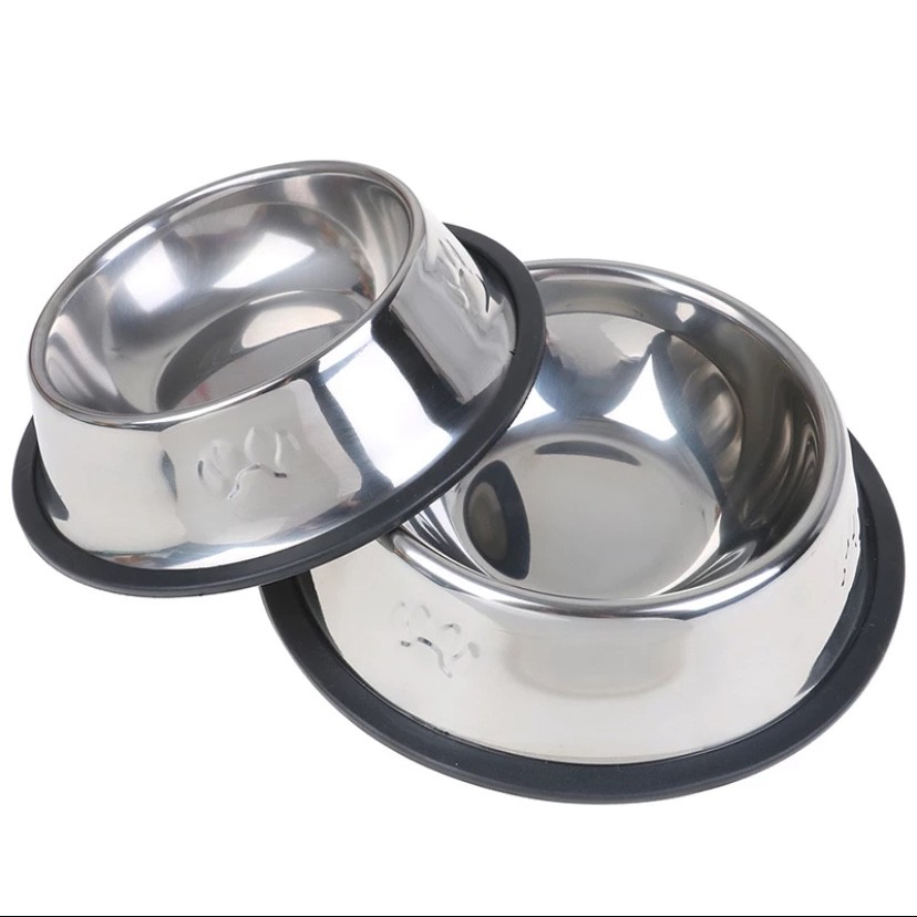 Bát ăn inox chống trượt cho chó mèo (có nhiều kích thước) | Shopee Việt Nam