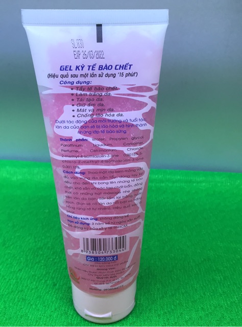 Gel tẩy tế bào chết bili’s hakea 250g