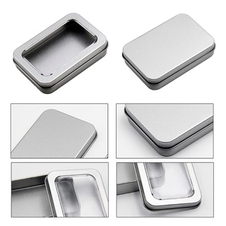 De Tinplate Hộp Bảo Quản Hình Chữ Nhật Niêm Phong Tổ Chức Trang Sức Cho Hộp Đựng Cho Vòng Cổ Bông Tai Hộp Đựng Blessin