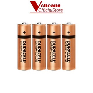 Pin AA Duracell Alkaline 1.5V Vỉ 4 viên dung lượng cao chống chảy - Hàng chính hãng