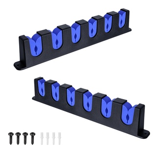Giá Đỡ Cần Câu Cá Gắn Tường 6 Rãnh Dễ Lắp Đặt Tiện Dụng Cho Gara/Gara