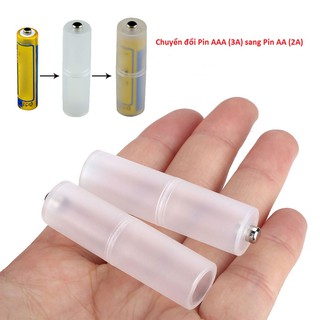 Combo 2 hộp chuyển đổi pin AAA sang AA - pin 3a sang pin 2a chuyên dụng